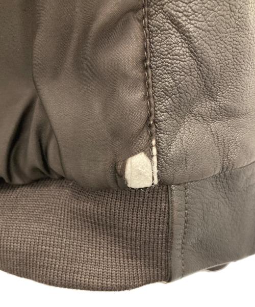 L.L.Bean（エルエルビーン）L.L.Bean (エルエルビーン) ゴートスキンA-2フライトジャケット ブラウン サイズ:Mの古着・服飾アイテム