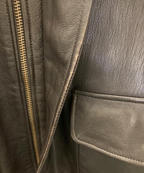 L.L.Bean（エルエルビーン）L.L.Bean (エルエルビーン) ゴートスキンA-2フライトジャケット ブラウン サイズ:Mの古着・服飾アイテム