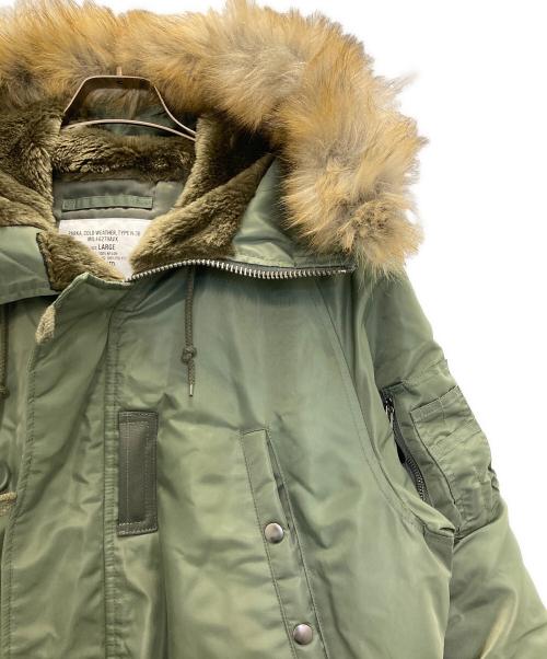 AVIREX（アヴィレックス）AVIREX (アヴィレックス) N-3Bタイプコート オリーブ サイズ:Ｌの古着・服飾アイテム