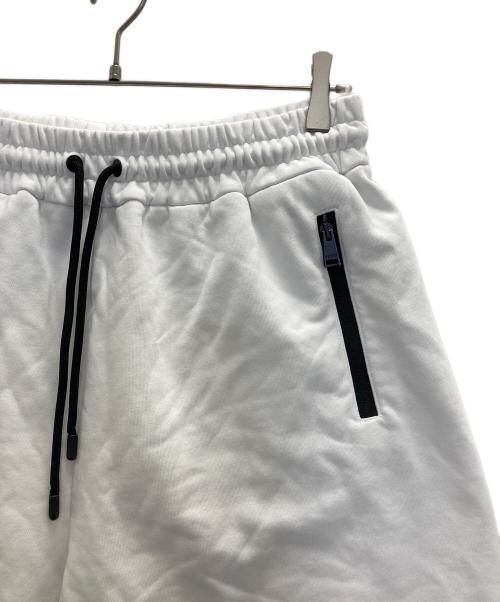 FENDI（フェンディ）FENDI (フェンディ) ズッカ柄スウェットハーフパンツ ホワイト サイズ:Lの古着・服飾アイテム