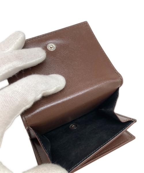 JIL SANDER（ジルサンダー）JIL SANDER (ジルサンダー) TINY WALLET ブラウンの古着・服飾アイテム