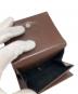 中古・古着 JIL SANDER (ジルサンダー) TINY WALLET ブラウン：20000円