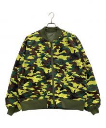 ATMOS（アトモス）の古着「Reversible Flight Jacket YELLOW CAMOUFLAGE」｜グリーン