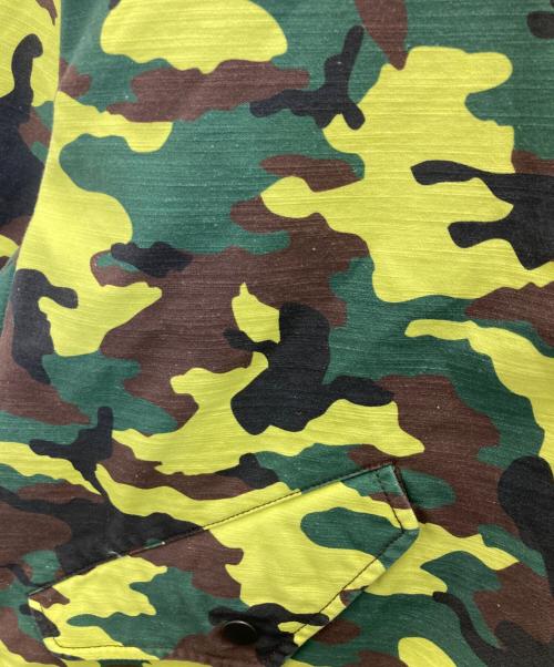 ATMOS（アトモス）atmos (アトモス) Reversible Flight Jacket YELLOW CAMOUFLAGE グリーン サイズ:Lの古着・服飾アイテム