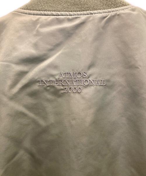 ATMOS（アトモス）atmos (アトモス) Reversible Flight Jacket YELLOW CAMOUFLAGE グリーン サイズ:Lの古着・服飾アイテム