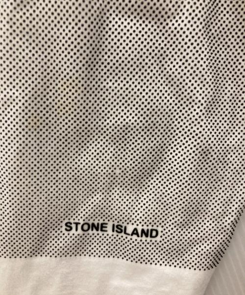 STONE ISLAND（ストーンアイランド）STONE ISLAND (ストーンアイランド) コットンジャージスウェットシャツ ホワイト サイズ:Sの古着・服飾アイテム