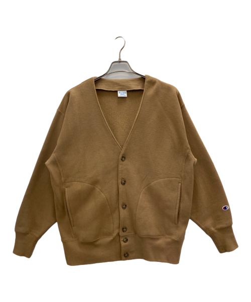 Champion（チャンピオン）Champion (チャンピオン) スウェットカーディガン ブラウン サイズ:Mの古着・服飾アイテム