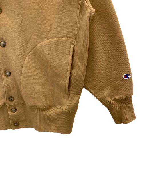 Champion（チャンピオン）Champion (チャンピオン) スウェットカーディガン ブラウン サイズ:Mの古着・服飾アイテム