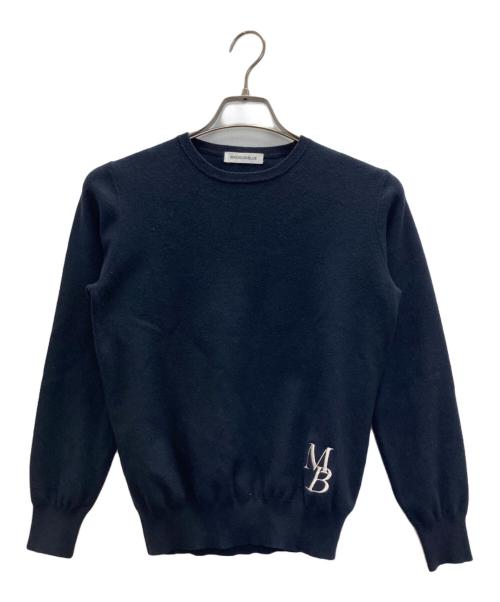 MADISON BLUE（マディソンブルー）MADISON BLUE (マディソンブルー) CREW NECK L/S MB LOGO ネイビー サイズ:Sの古着・服飾アイテム