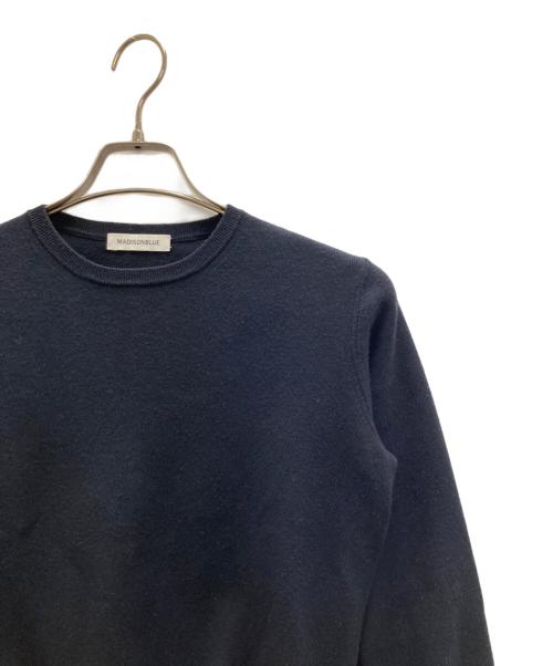MADISON BLUE（マディソンブルー）MADISON BLUE (マディソンブルー) CREW NECK L/S MB LOGO ネイビー サイズ:Sの古着・服飾アイテム