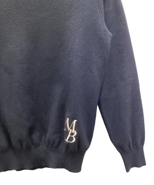 MADISON BLUE（マディソンブルー）MADISON BLUE (マディソンブルー) CREW NECK L/S MB LOGO ネイビー サイズ:Sの古着・服飾アイテム
