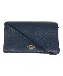 COACH（コーチ）の古着「ショルダーウォレット」｜ネイビー