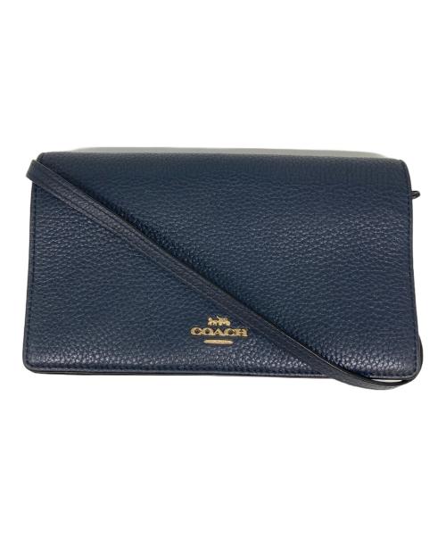COACH（コーチ）COACH (コーチ) ショルダーウォレット ネイビーの古着・服飾アイテム