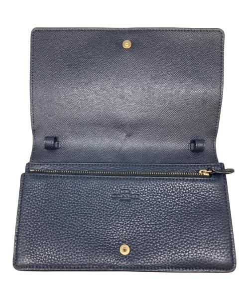 COACH（コーチ）COACH (コーチ) ショルダーウォレット ネイビーの古着・服飾アイテム