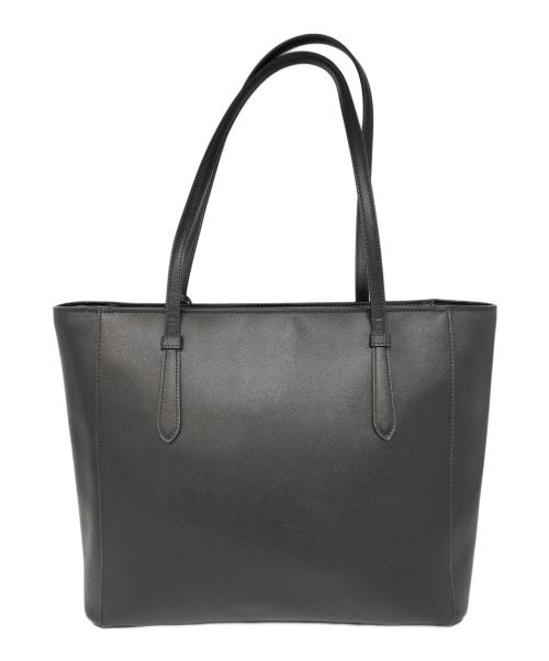 Kate Spade（ケイトスペード）Kate Spade (ケイトスペード) レザートートバッグ ブラックの古着・服飾アイテム