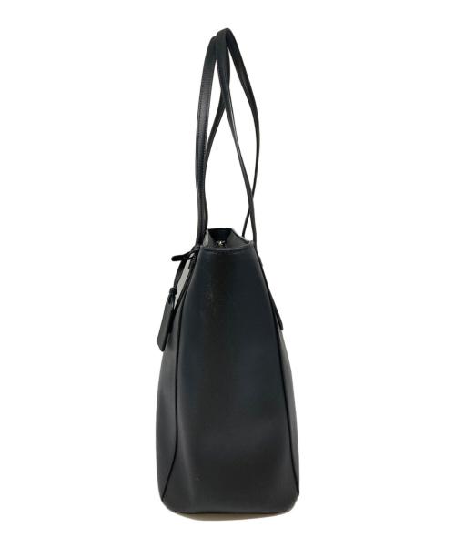 Kate Spade（ケイトスペード）Kate Spade (ケイトスペード) レザートートバッグ ブラックの古着・服飾アイテム