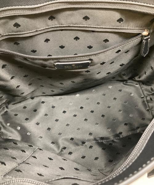 Kate Spade（ケイトスペード）Kate Spade (ケイトスペード) レザートートバッグ ブラックの古着・服飾アイテム
