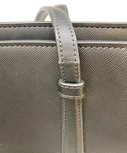 Kate Spade（ケイトスペード）Kate Spade (ケイトスペード) レザートートバッグ ブラックの古着・服飾アイテム