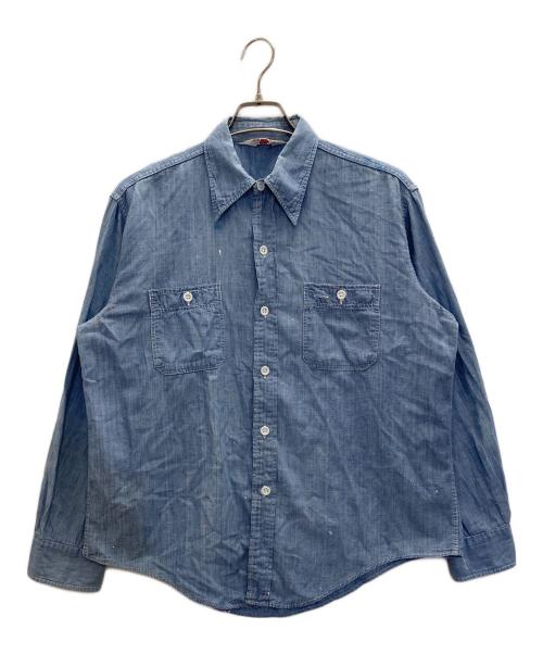 King Kole（キングコール）King Kole (キングコール) 60s シャンブレーシャツ インディゴ サイズ:Lの古着・服飾アイテム