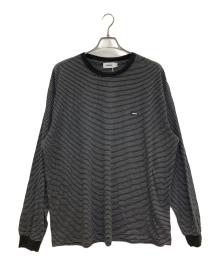 ATMOS（アトモス）の古着「Merino Wool Knit Border LS T-Shirt」｜ブラック