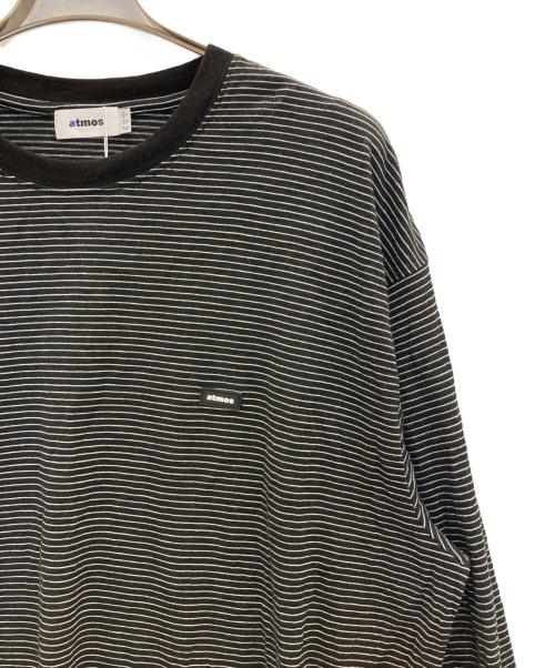 ATMOS（アトモス）atmos (アトモス) Merino Wool Knit Border LS T-Shirt ブラック サイズ:XL 未使用品の古着・服飾アイテム