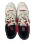 中古・古着 NEW BALANCE (ニューバランス) ローカットスニーカー ホワイト×レッド サイズ:27㎝：6000円