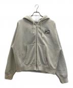 NIKE×stussyナイキ×ステューシー）の古着「U NRG FZ Washed Fleece Hoodie」｜グレー
