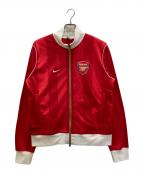 NIKEナイキ）の古着「Arsenal London Zip Football Jacket」｜レッド