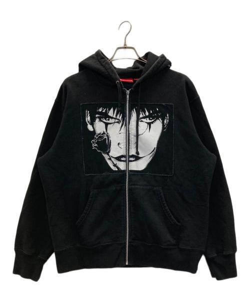 SUPREME（シュプリーム）Supreme (シュプリーム) The Crow Zip Up Hooded Sweatshirt ブラック サイズ:Ｍの古着・服飾アイテム