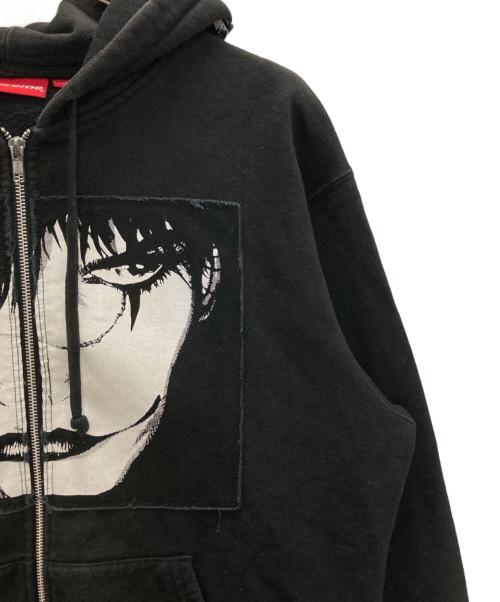SUPREME（シュプリーム）Supreme (シュプリーム) The Crow Zip Up Hooded Sweatshirt ブラック サイズ:Ｍの古着・服飾アイテム