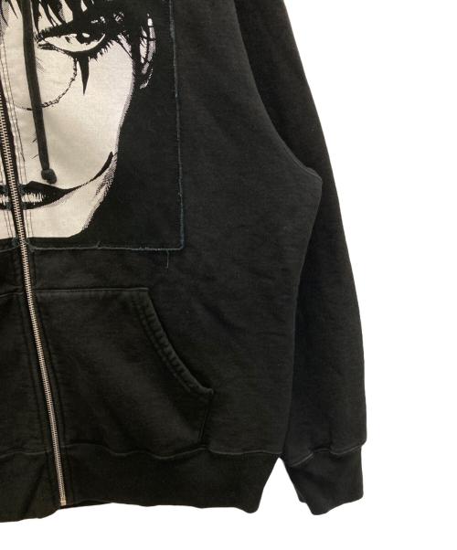 SUPREME（シュプリーム）Supreme (シュプリーム) The Crow Zip Up Hooded Sweatshirt ブラック サイズ:Ｍの古着・服飾アイテム