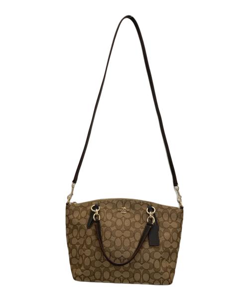 COACH（コーチ）COACH (コーチ) 2WAYバッグ ブラウンの古着・服飾アイテム