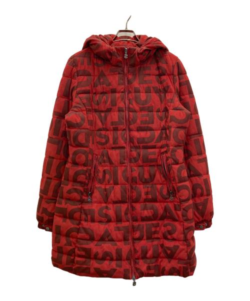 Desigual（デシグアル）Desigual (デシグアル) ロングオーバーコート レッド サイズ:42の古着・服飾アイテム