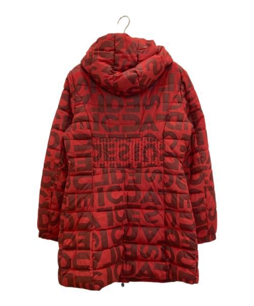 Desigual（デシグアル）Desigual (デシグアル) ロングオーバーコート レッド サイズ:42の古着・服飾アイテム