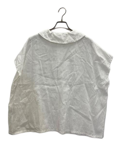 nest Robe（ネストローブ）nest Robe (ネストローブ) 近江晒し襟付きプルオーバー ホワイト サイズ:FREEの古着・服飾アイテム