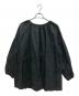 nest Robe（ネストローブ）の古着「リネンパネルギャザー2wayプルオーバー」｜ブラック