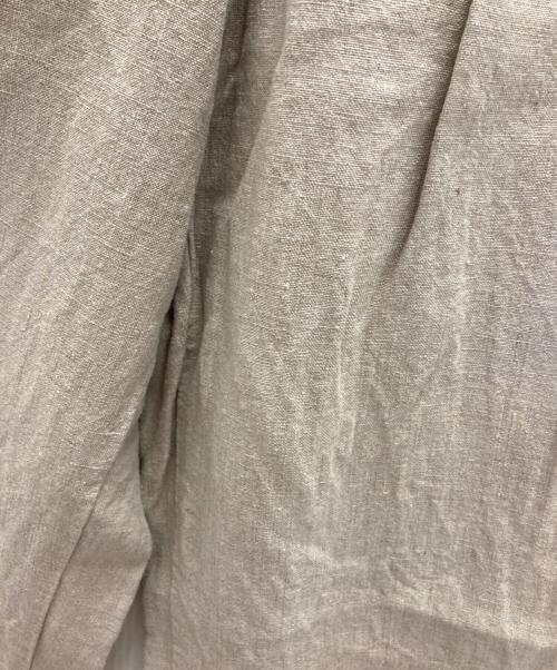 nest Robe（ネストローブ）nest Robe (ネストローブ) ワイドリネンパンツ ベージュ サイズ:FREEの古着・服飾アイテム