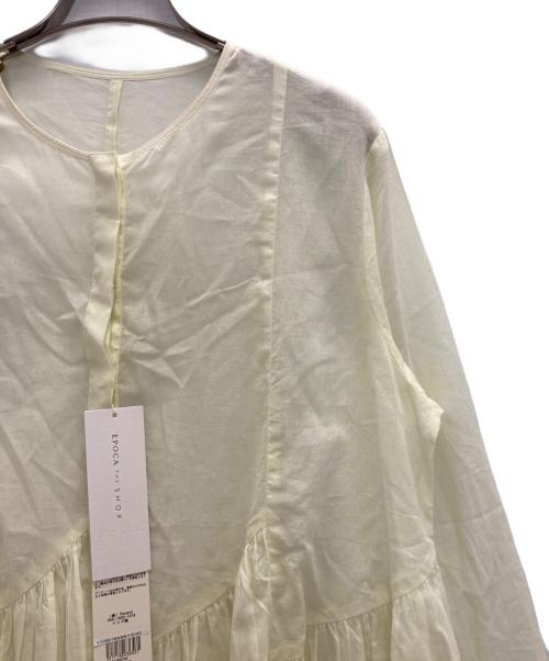 ne quittez pas（ヌキテパ）ne quittez pas (ヌキテパ) コットンボイルブラウス イエロー サイズ:FREE 未使用品の古着・服飾アイテム