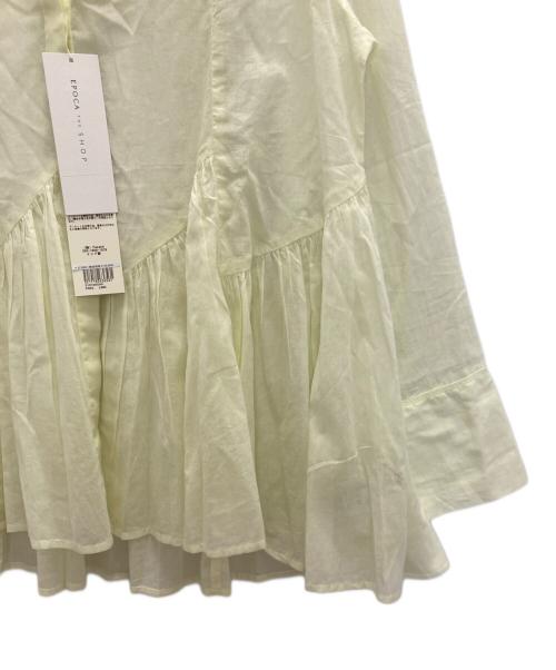 ne quittez pas（ヌキテパ）ne quittez pas (ヌキテパ) コットンボイルブラウス イエロー サイズ:FREE 未使用品の古着・服飾アイテム