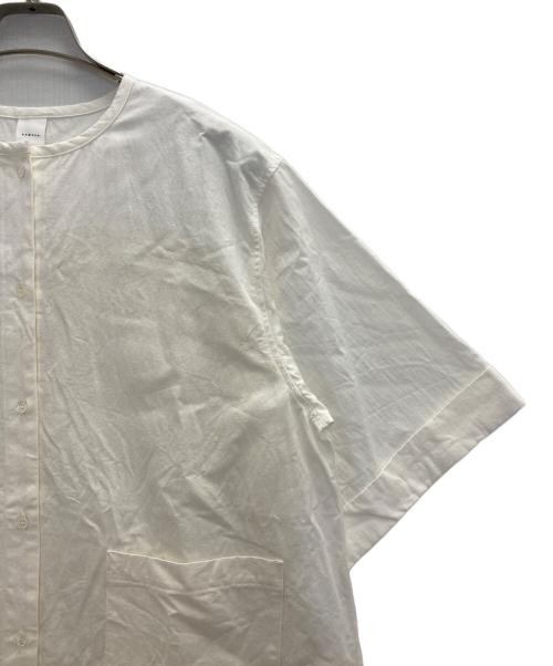 KAGURE（カグレ）kagure (カグレ) コットンヘンプワイドスリーブワンピース ホワイト サイズ:FREEの古着・服飾アイテム