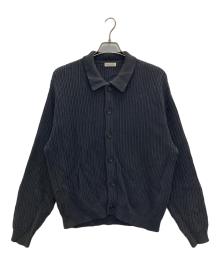 BEAUTY&YOUTH（ビューティーアンドユース）の古着「ニットポロジャケット」｜グレー