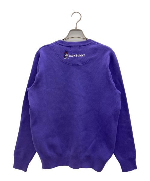 JACK BUNNY（ジャックバニー）JACK BUNNY (ジャックバニー) クルーネックニット パープル サイズ:4の古着・服飾アイテム