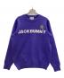 JACK BUNNY（ジャックバニー）の古着「クルーネックニット」｜パープル