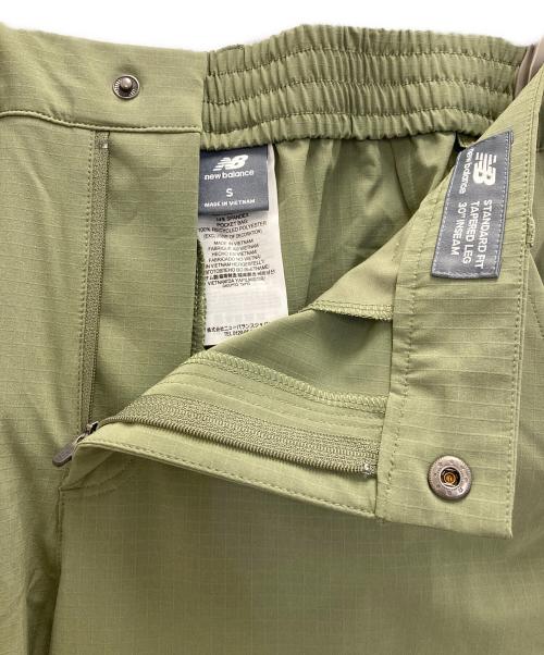 NEW BALANCE（ニューバランス）NEW BALANCE (ニューバランス) リップストップ テーパード トラウザー グリーン サイズ:Sの古着・服飾アイテム