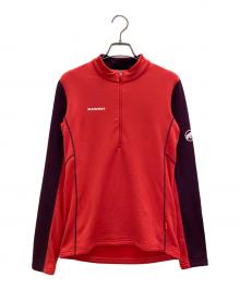 MAMMUT（マムート）の古着「エナジー ミッドレイヤー ハーフ ジップ プルオーバー」｜レッド