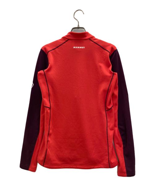 MAMMUT（マムート）MAMMUT (マムート) エナジー ミッドレイヤー ハーフ ジップ プルオーバー レッド サイズ:Mの古着・服飾アイテム
