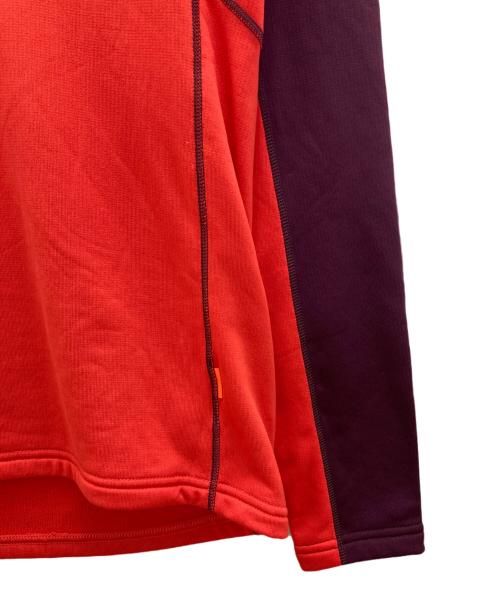 MAMMUT（マムート）MAMMUT (マムート) エナジー ミッドレイヤー ハーフ ジップ プルオーバー レッド サイズ:Mの古着・服飾アイテム