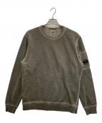 C.P COMPANYシーピーカンパニー）の古着「Crewneck I.C.E. Lens Sweatshirt」｜ブラウン