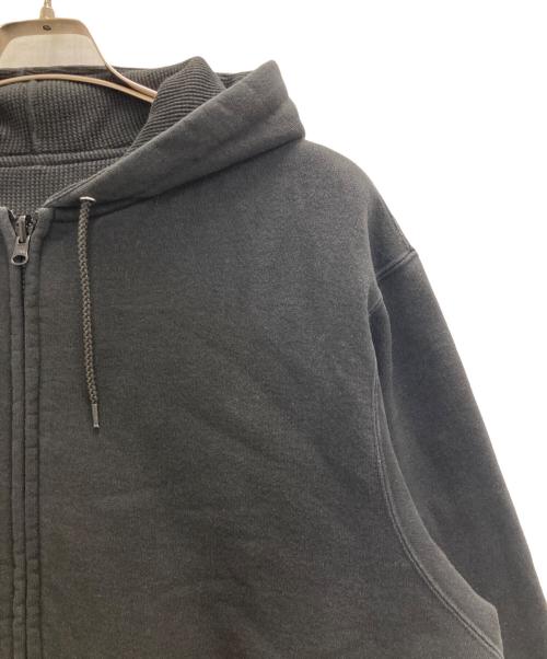 SUPREME（シュプリーム）Supreme (シュプリーム) REVERSIBLE WORK ZIP UP HOODED SWEATSHIRTS ブラック サイズ:Sの古着・服飾アイテム