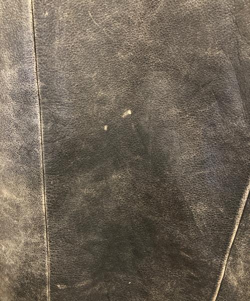 Eddie Bauer（エディーバウアー）Eddie Bauer (エディーバウアー) カウレザージャケット ブラック サイズ:Lの古着・服飾アイテム